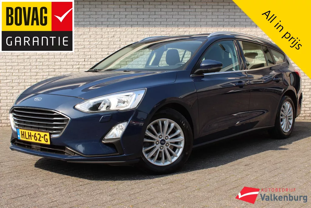 FORD Focus Wagon 1.0 EcoBoost 125pk Aut Titanium Business | Stoelverwarming | Keyless | Cruise | NAVI | LED | Climatronic | LMV 16'' | Voorruitverwarming